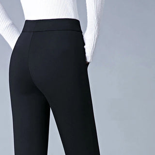 Clarisse | Women's High-Waisted Elastic Straight-Cut Casual Pants with Comfortable Fit