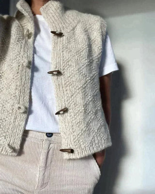 Lila | Women's Knitted Cardigan with Stand-Up Collar
