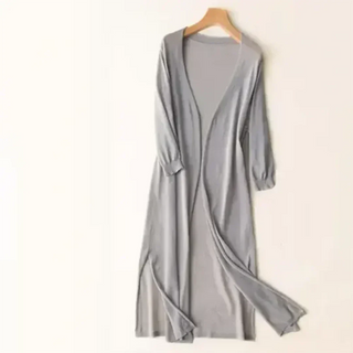 Carla | Women's Long Lightweight Open Front Cardigan