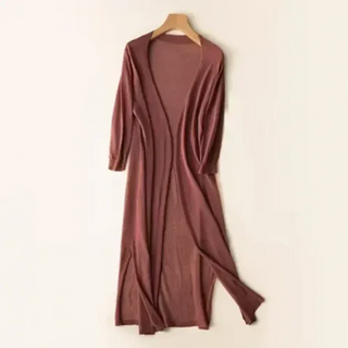 Carla | Women's Long Lightweight Open Front Cardigan