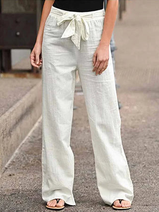 Meloria | Women’s Wide-Leg Trousers with High Elastic Waistband