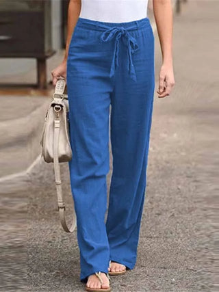 Meloria | Women’s Wide-Leg Trousers with High Elastic Waistband