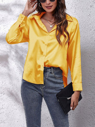 Lioralene | Women’s Elegant Silk Long-Sleeve Shirt