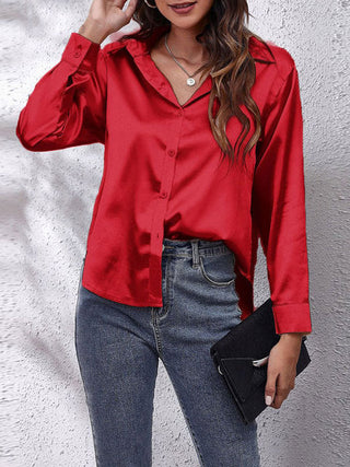 Lioralene | Women’s Elegant Silk Long-Sleeve Shirt