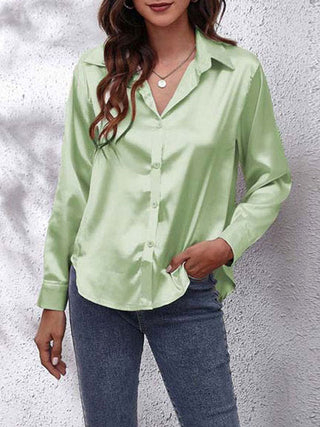 Lioralene | Women’s Elegant Silk Long-Sleeve Shirt