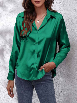 Lioralene | Women’s Elegant Silk Long-Sleeve Shirt