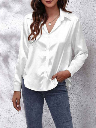 Lioralene | Women’s Elegant Silk Long-Sleeve Shirt