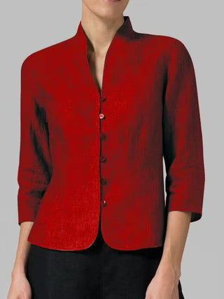 Elaraine | Classic Button Down Elegant Shirt for Women