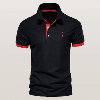 Gerald | Men’s Classic Polo Shirts with Short Sleeves and Contrast Trim