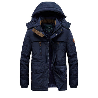 Vireo | Men’s Fleece-Lined Winter Jacket with Detachable Hood