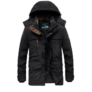 Vireo | Men’s Fleece-Lined Winter Jacket with Detachable Hood