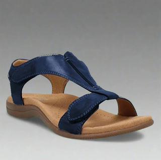 Sabella | Women’s Premium T-Strap Sandals with Adjustable Hook-and-Loop Straps