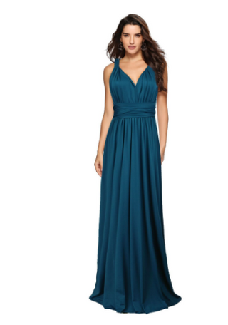 Emilia | Elegant Multiway Infinity Dress for Women with Adjustable Halter