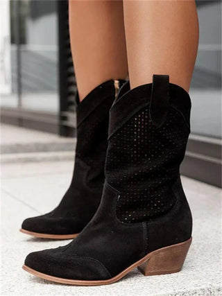Dorlene | Women’s Suede Cowboy Boots with Classic Western Silhouette