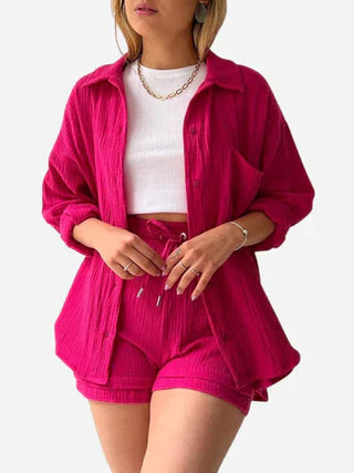 Ianthe | Women’s Two-Piece Cotton-Linen Co-Ord Set