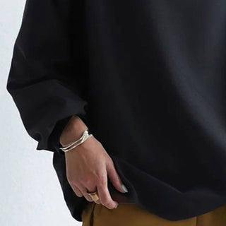 Gabby | Women’s Oversized Sweater with Boat High Neckline