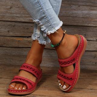 Danisha | Women’s Casual Platform Wedge Sandals with Comfortable Elevated Sole