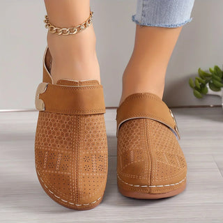 Pamela | Women's Orthopedic Wedge Sandals with Buckel Straps