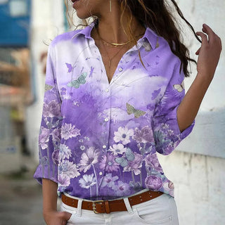 Faith | Women's Bohemian inspired Button-Down Blouse