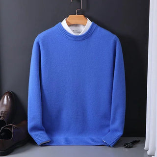 Leno | Men’s Cashmere Crewneck Sweater O-Neck Pullover