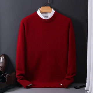Leno | Men’s Cashmere Crewneck Sweater O-Neck Pullover