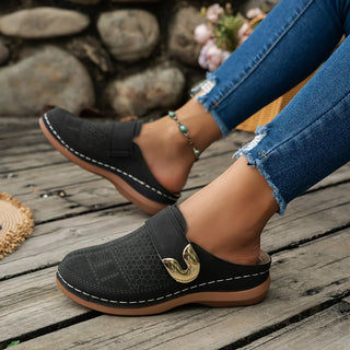Pamela | Women's Orthopedic Wedge Sandals with Buckel Straps
