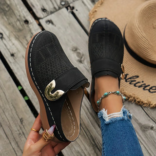 Pamela | Women's Orthopedic Wedge Sandals with Buckel Straps