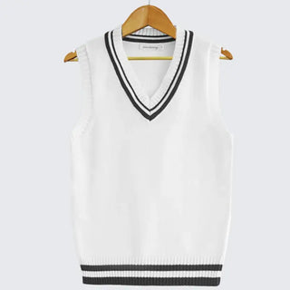 Basty | Men’s Knitted V-Neck Sleeveless Sweater Vest