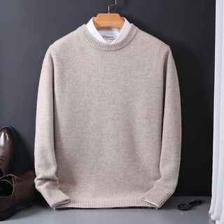 Leno | Men’s Cashmere Crewneck Sweater O-Neck Pullover