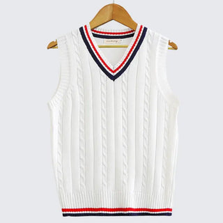 Basty | Men’s Knitted V-Neck Sleeveless Sweater Vest