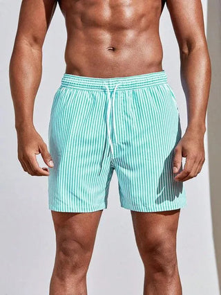 Gene | Men’s Striped Swim Shorts for Comfort and Style