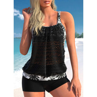 Delfina | Women’s Two-Piece Tankini Set with Wide Shoulder Straps