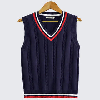 Basty | Men’s Knitted V-Neck Sleeveless Sweater Vest