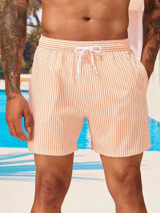 Gene | Men’s Striped Swim Shorts for Comfort and Style
