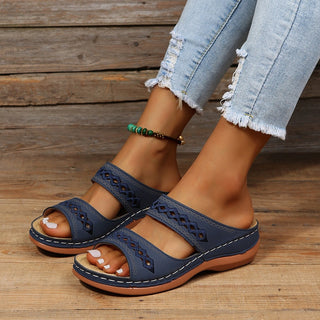 Danisha | Women’s Casual Platform Wedge Sandals with Comfortable Elevated Sole