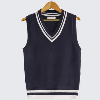 Basty | Men’s Knitted V-Neck Sleeveless Sweater Vest