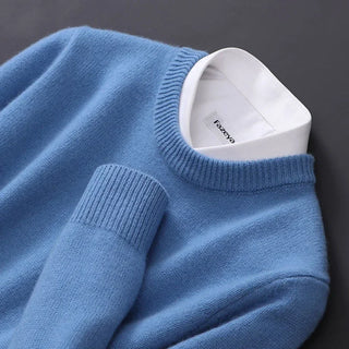 Leno | Men’s Cashmere Crewneck Sweater O-Neck Pullover