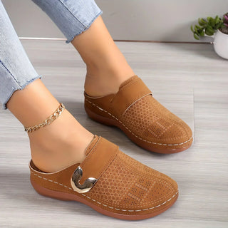 Pamela | Women's Orthopedic Wedge Sandals with Buckel Straps