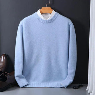 Leno | Men’s Cashmere Crewneck Sweater O-Neck Pullover