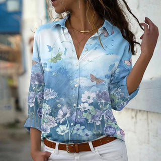 Faith | Women's Bohemian inspired Button-Down Blouse