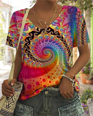 Hart | Women's Casual Short Sleeve V-Neck Summer Top