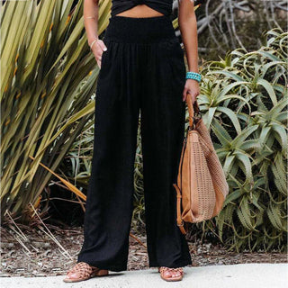 Annalena | Women’s Elegant Airy Summer Linen Trousers