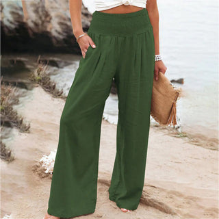 Annalena | Women’s Elegant Airy Summer Linen Trousers