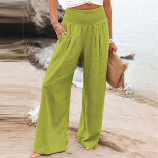 Annalena | Women’s Elegant Airy Summer Linen Trousers