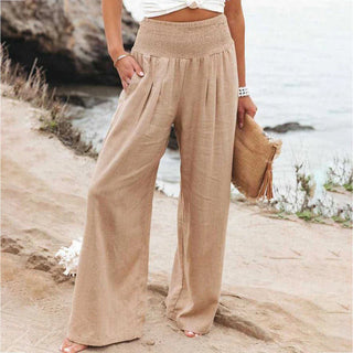 Annalena | Women’s Elegant Airy Summer Linen Trousers