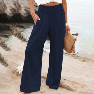 Annalena | Women’s Elegant Airy Summer Linen Trousers