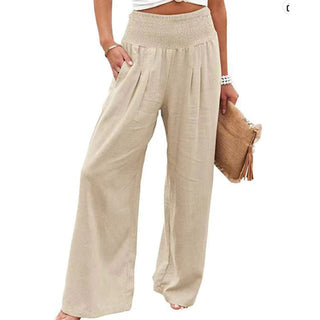 Annalena | Women’s Elegant Airy Summer Linen Trousers