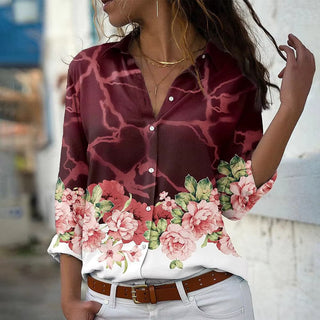 Faith | Women's Bohemian inspired Button-Down Blouse