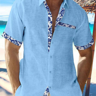 George | Men’s Lightweight Breathable Tropical Floral Collar Shirt