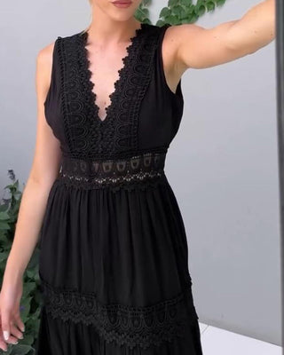 Aurora | Bohemian Maxi Dress for Women with Sleeveless Design